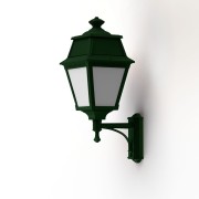 Applique Avenue 2 N°7 LED opale Vert Anglais 019 - PRADIER 102121019 