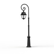 Lampadaire Avenue 2 N°8 LED clair Noir foncé 000 - PRADIER 102123000 
