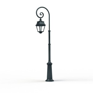 Lampadaire Avenue 2 N°8 LED clair Vert de gris 008 - PRADIER 102123008 