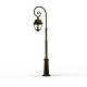 Lampadaire Avenue 2 N°8 LED clair Patiné doré 009 - PRADIER 102123009
