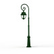 Lampadaire Avenue 2 N°8 LED clair Vert Anglais 019 - PRADIER 102123019