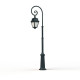Lampadaire Avenue 2 N°8 LED opale Vert de gris 008 - PRADIER 102124008