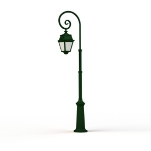 Lampadaire Avenue 2 N°8 LED opale Vert Anglais 019 - PRADIER 102124019 
