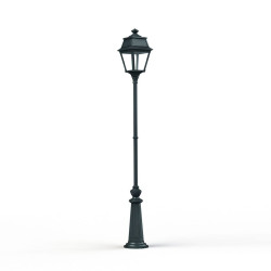 Lampadaire Avenue 2 N°9 LED clair Vert de gris 008 - PRADIER 102126008 