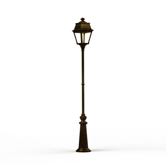 Lampadaire Avenue 2 N°9 LED clair Patiné doré 009 - PRADIER 102126009 