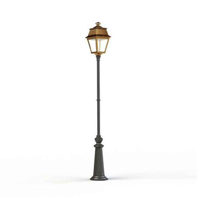 Lampadaire Avenue 2 N°9 LED clair Laiton vernis teinté 070 - PRADIER 102126070 