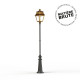 Lampadaire Avenue 2 N°9 LED Laiton brut 072 Diffuseur clair - PRADIER 102126072