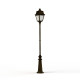 Lampadaire Avenue 2 N°9 LED opale Patiné doré 009 - PRADIER 102127009