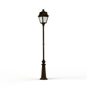 Lampadaire Avenue 2 N°9 LED opale Patiné doré 009 - PRADIER 102127009 