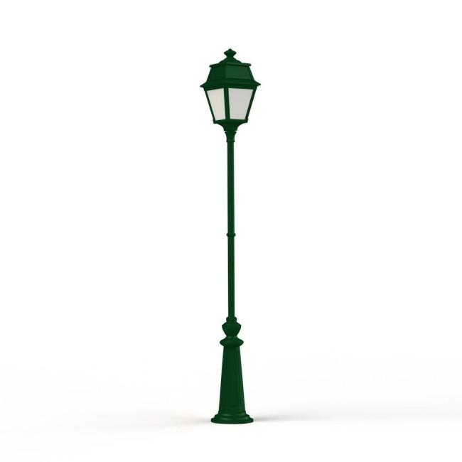 Lampadaire Avenue 2 N°9 LED opale Vert sapin 067 - PRADIER 102127067 