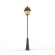 Lampadaire Avenue 2 N°9 LED opale Laiton vernis teinté 070 - PRADIER 102127070