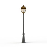 Lampadaire Avenue 2 N°9 LED opale Laiton vernis teinté 070 - PRADIER 102127070 
