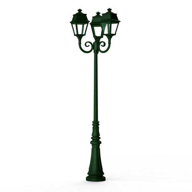 Lampadaire Avenue 2 N°11 LED clair Vert Anglais 019 - PRADIER 102129019 