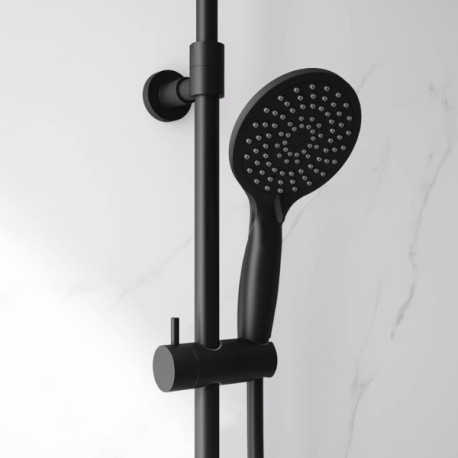 Colonne de douche thermostatique Aquafactory Noir mat - KINEDO CD360