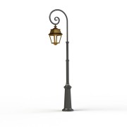 Lampadaire Avenue 2 N°8 E27 Laiton vernis teinté 070 - PRADIER 102022070 