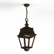 Suspension Avenue 2 N°1 LED clair Patiné doré 009 - PRADIER 102102009 