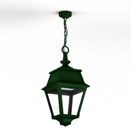 Suspension Avenue 2 N°1 LED clair Vert Anglais 019 - PRADIER 102102019 