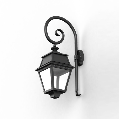 Applique Avenue 2 N°2 LED clair Noir foncé 000 - PRADIER 102105000 