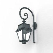 Applique Avenue 2 N°2 LED clair Vert de gris 008 - PRADIER 102105008 