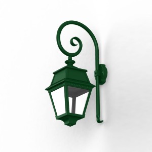 Applique Avenue 2 N°2 LED clair Vert sapin 067 - PRADIER 102105067 