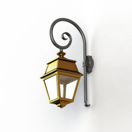 Applique Avenue 2 N°2 LED clair Laiton vernis teinté 070 - PRADIER 102105070 