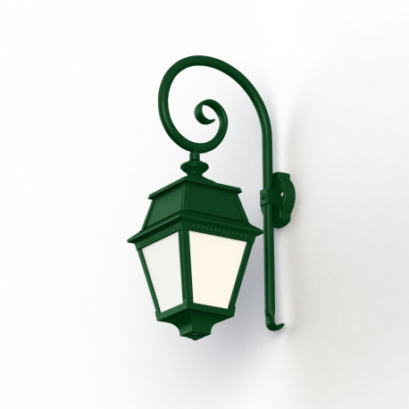 Applique Avenue 2 N°2 LED opale Vert sapin 067 - PRADIER 102106067 