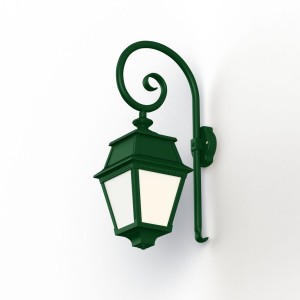 Applique Avenue 2 N°2 LED opale Vert sapin 067 - PRADIER 102106067 