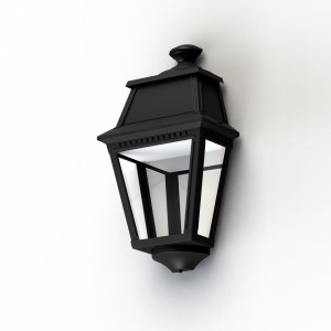 Applique Avenue 2 N°3 LED Diffuseur clair Noir 000 - PRADIER 102108000 