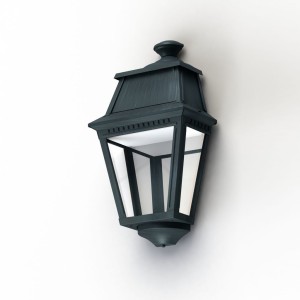 Applique Avenue 2 N°3 LED Diffuseur clair Patine vert de gris 008 - PRADIER 102108008 