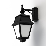 Applique Avenue 2 N°4 LED opale Noir foncé 000 - PRADIER 102112000 