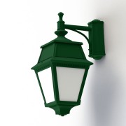 Applique Avenue 2 N°4 LED opale Vert sapin 067 - PRADIER 102112067 