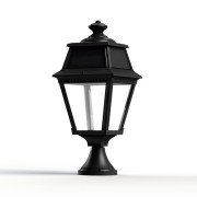Borne Avenue 2 N°5 LED clair Noir foncé 000 - PRADIER 102114000 
