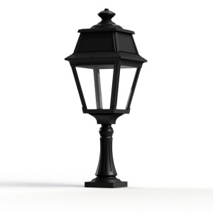 Borne Avenue 2 N°6 LED clair Noir foncé 000 - PRADIER 102117000 