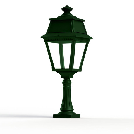 Borne Avenue 2 N°6 LED clair Vert Anglais 019 - PRADIER 102117019 