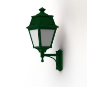 Applique Avenue 2 N°7 LED opale Vert sapin 067 - PRADIER 102121067 