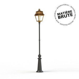Lampadaire Avenue 2 N°9 LED Laiton brut 072 Diffuseur clair - PRADIER 102126072 