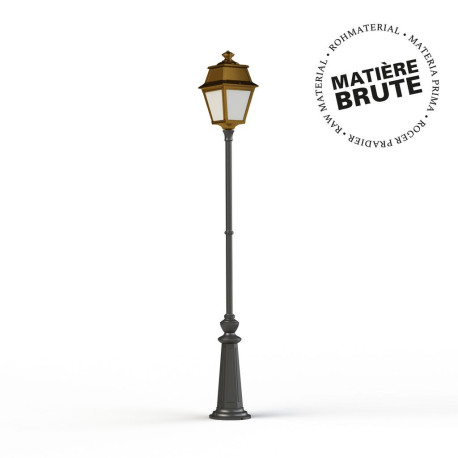 Lampadaire Avenue 2 N°9 LED Laiton brut 072 Diffuser Diffuseur opale - PRADIER 102127072 