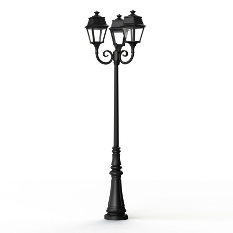 Lampadaire Avenue 2 N°11 LED clair Noir foncé 000 - PRADIER 102129000 