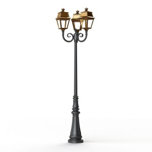 Lampadaire Avenue 2 N°11 LED clair Laiton vernis teinté 070 - PRADIER 102129070 
