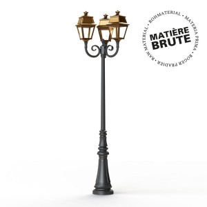 Lampadaire Avenue 2 N°11 LED Laiton brut 072 Diffuseur clair - PRADIER 102129072 