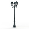 Lampadaire Avenue 2 N°11 LED opale Vert de gris 008 - PRADIER 102130008 