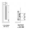 Radiateur chauffage central ACOVA - VUELTA HORIZONTAL 731W M6C3-12-060