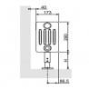 Radiateur chauffage central ACOVA - VUELTA plinthe 993W M6C5-22-026