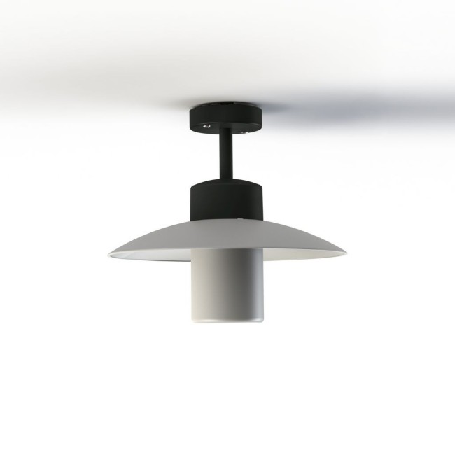 Plafonnier Aubanne N°2 depoli Gris anthracite 006 - PRADIER 101004006 