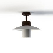 Plafonnier Aubanne N°2 depoli Rouille 046 - PRADIER 101004046 