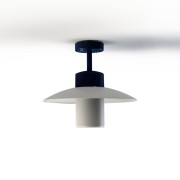 Plafonnier Aubanne N°2 depoli Bleu acier 065 - PRADIER 101004065 