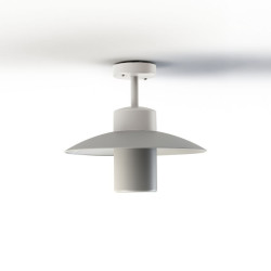 Plafonnier Aubanne N°2 depoli Blanc pur 101 - PRADIER 101004101 