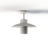 Plafonnier Aubanne N°2 depoli Blanc pur 101 - PRADIER 101004101 