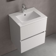 Plan vasque IBERIA 710 porcelaine blanche - SALGAR 97070