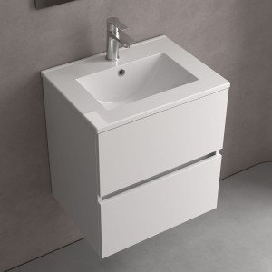 Plan vasque IBERIA 710 porcelaine blanche - SALGAR 97070